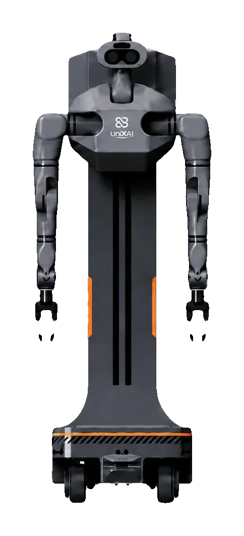 UniX AI Panther wheeled humanoid service robot